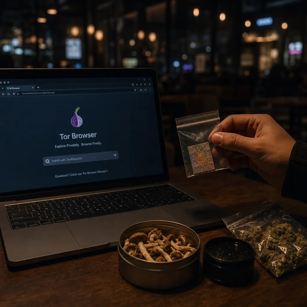 Dark market link interface preview