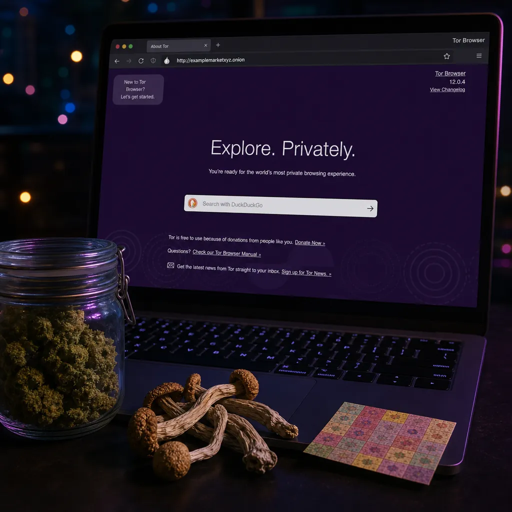Dark web marketplaces interface preview