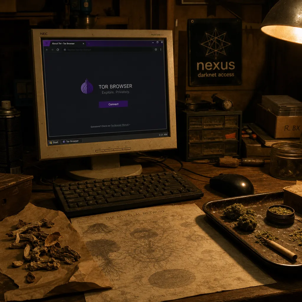 Dark websites interface preview