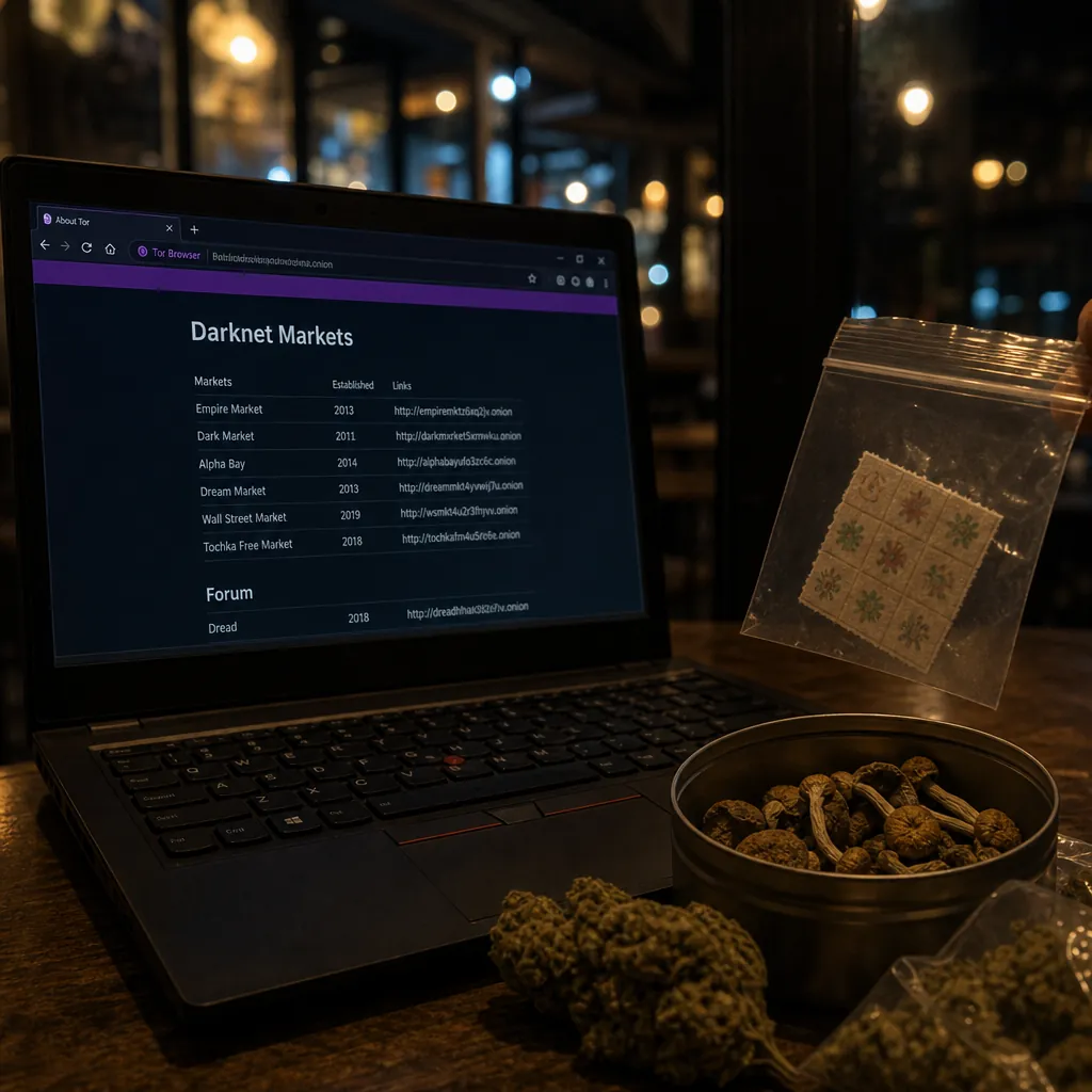 darknet drug links