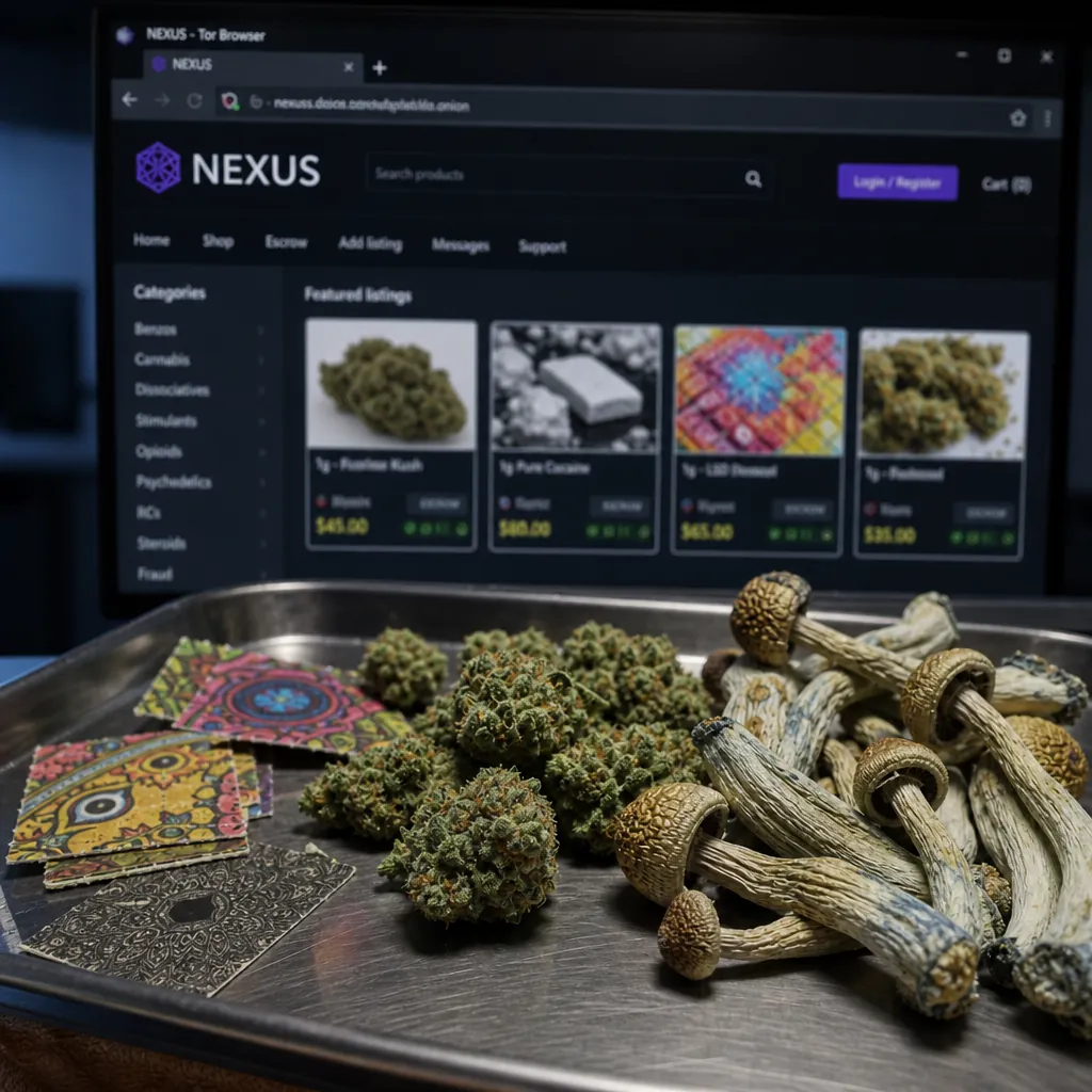 Darknet markets interface preview